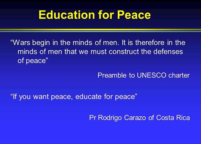 Education for Peace image